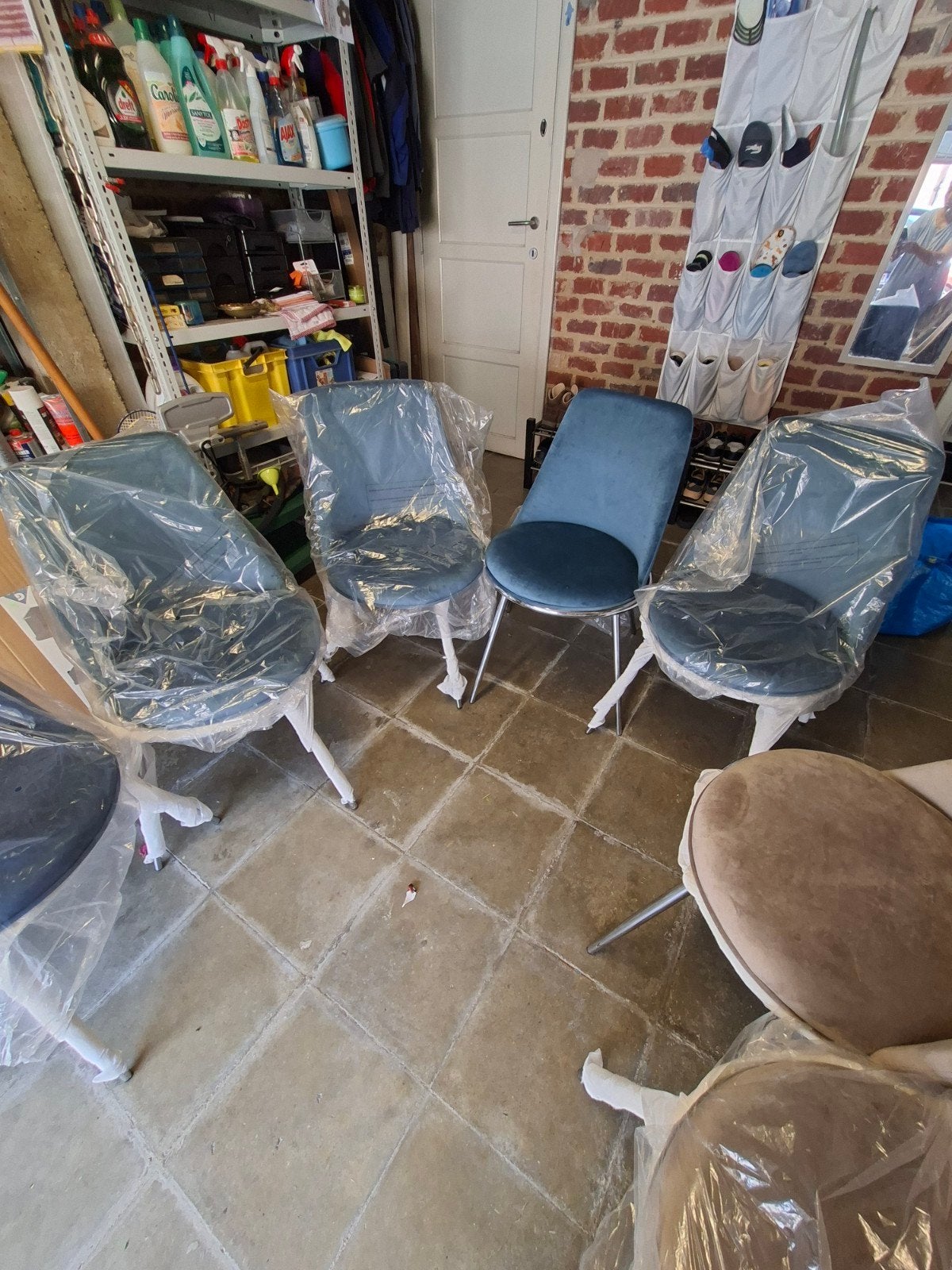 Stoel, Huis en Inrichting, Stoelen, Ophalen, Nieuw, Metaal, Vijf, Zes of meer stoelen