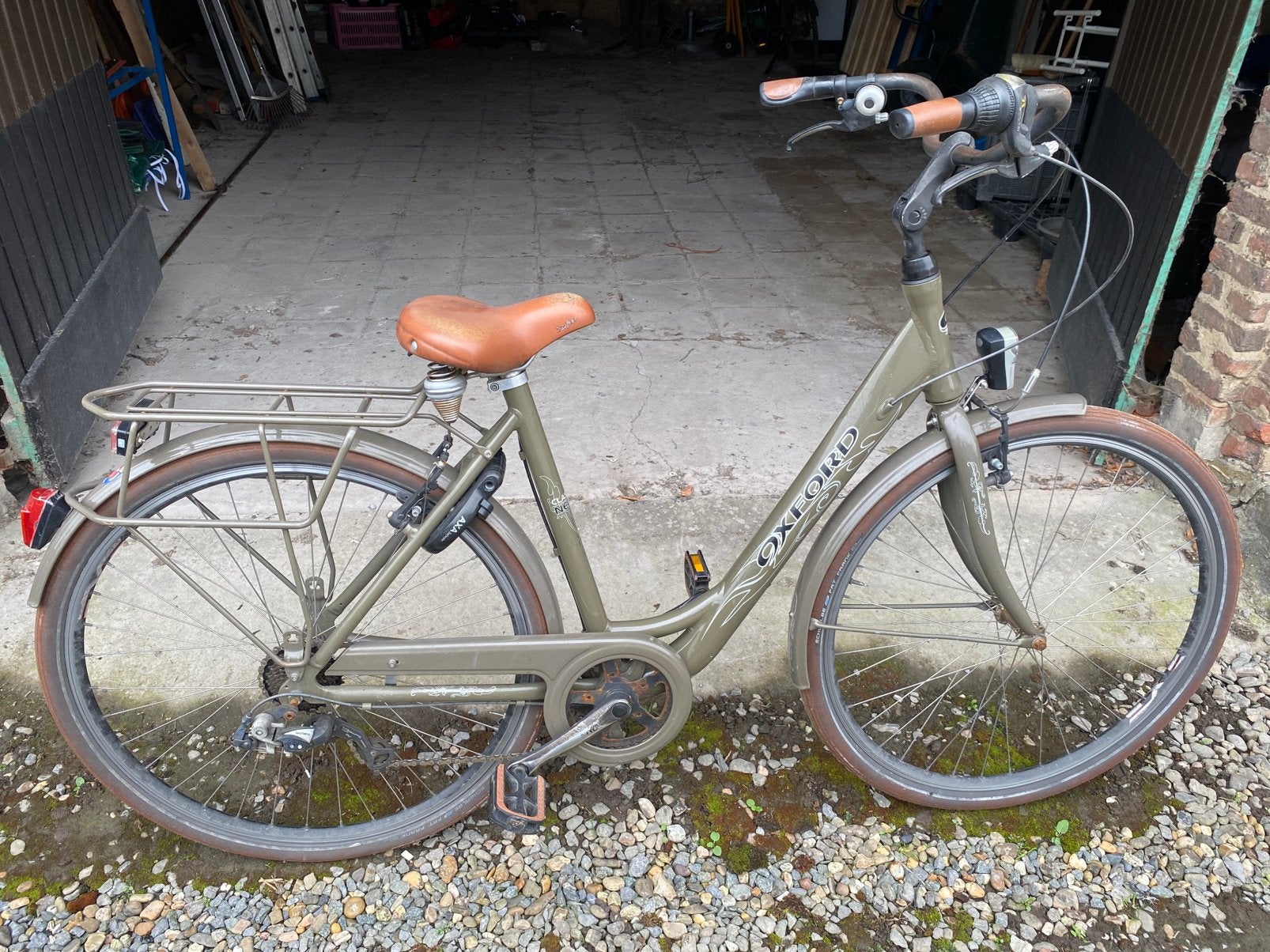 Oxford damensfiets, Gebruikt, Velgrem, Versnellingen, 50 tot 53 cm