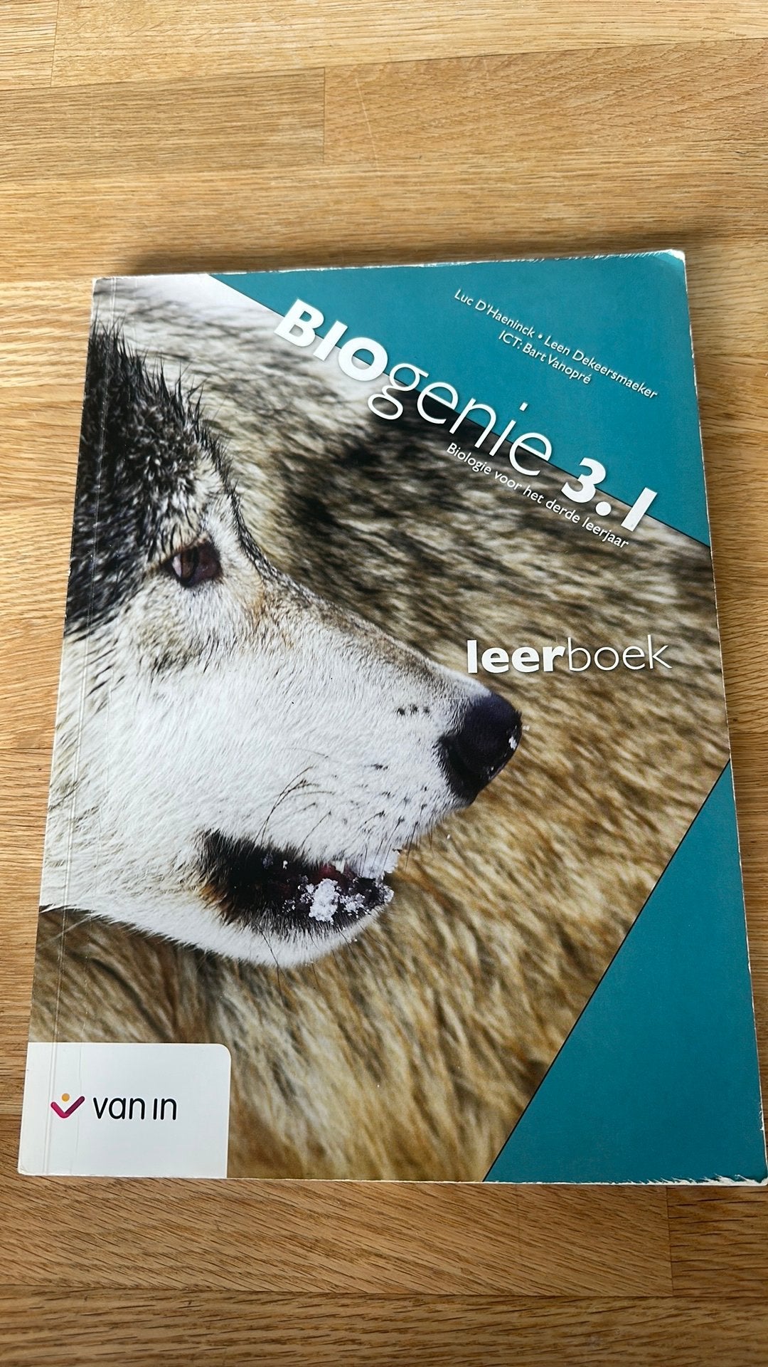 Biogenie 3.1 leerboek biologie  vanin, Ophalen, Nederlands, D'Haeninck