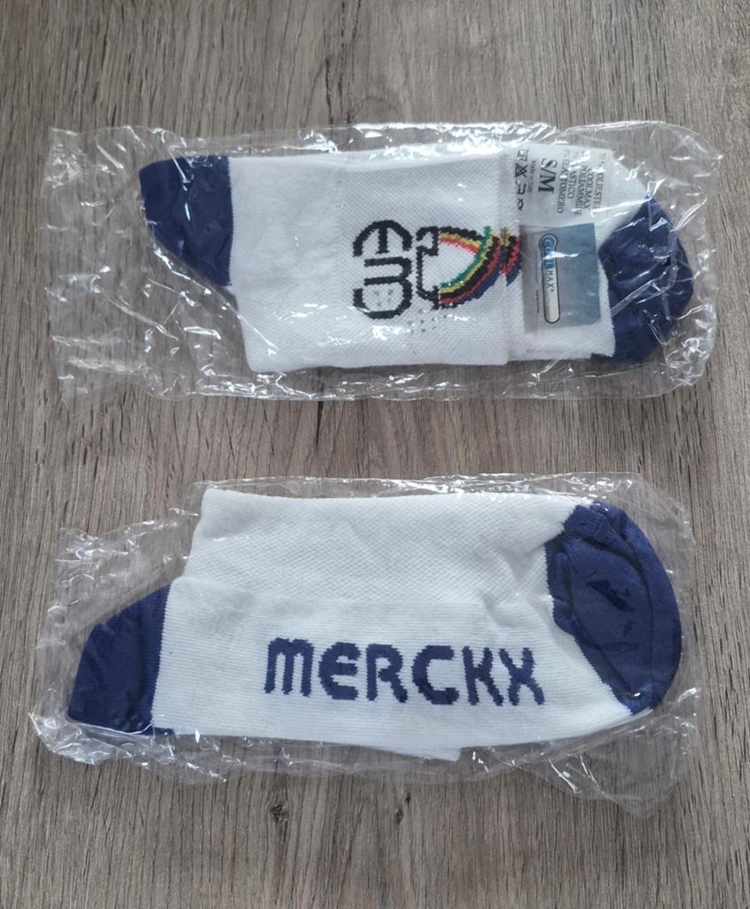 Eddy Merckx originele vintage fietssokken, Fietsen en Brommers, Ophalen, S