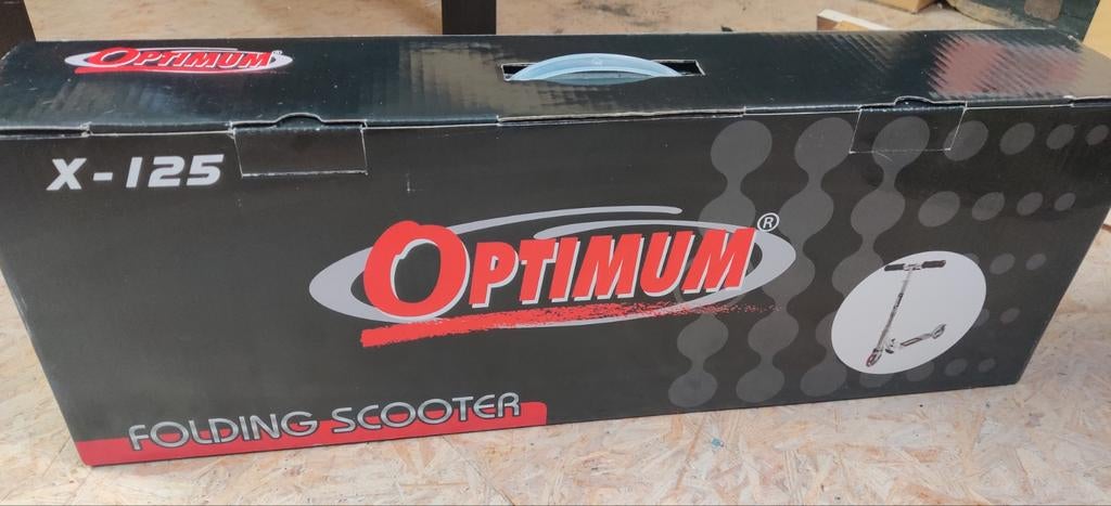 Optimum X-125 step voor kinderen 5-14 jaar zilver, Ophalen