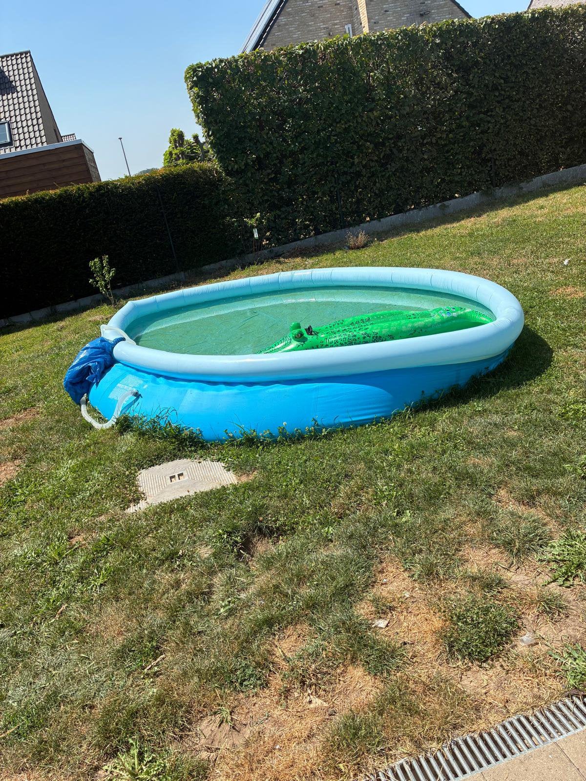Zwembad intex, Tuin en Terras, Ophalen, Zo goed als nieuw, Rond