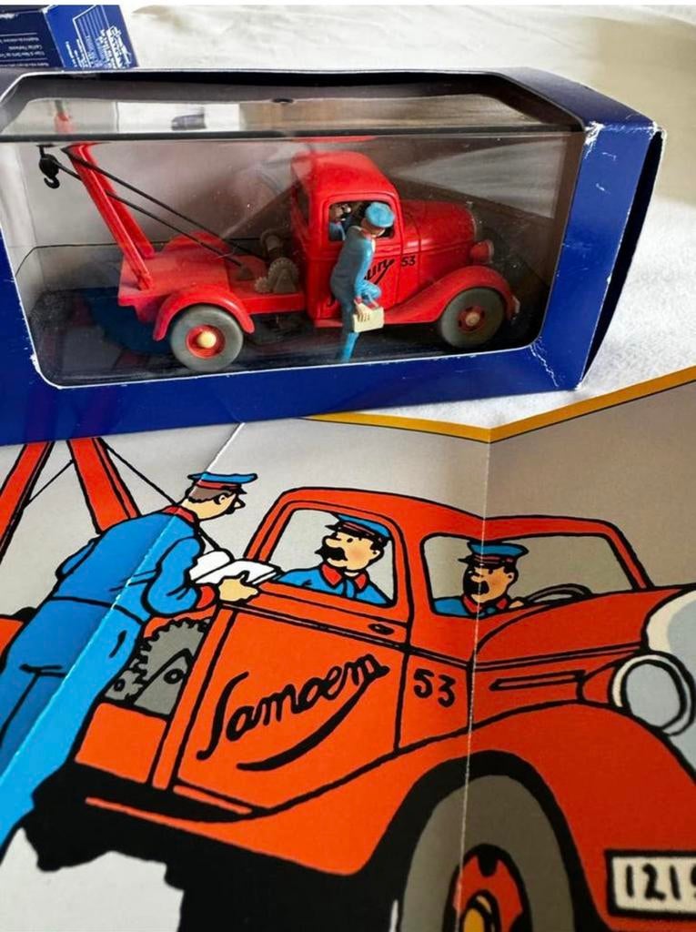 Kuifje auto 1:43  de sleeptruck van simoun uit zwarte goud, Enlèvement ou Envoi, Tintin, Comme neuf