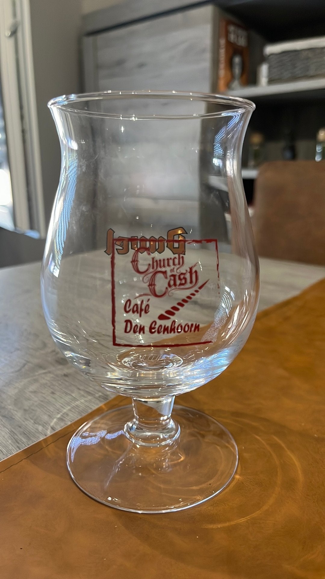 Café en verre Duvel Den Eenhoorn, Enlèvement ou Envoi, Comme neuf, Duvel