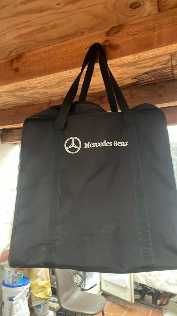Porte-vélos Mercedes, Support d'attelage, 2 vélos, Pneus larges, Comme neuf