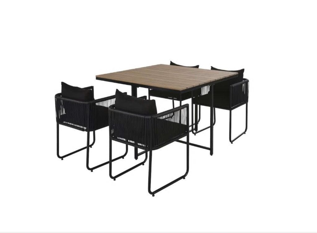 Set de jardin Swann avec 4 chaises à vendre !, Enlèvement, Neuf