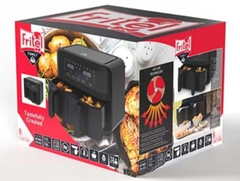 FRITEL AIRFRYER SNAPSTIC 8180 DUO (NIEUW!), Elektronische apparatuur, Airfryers, Nieuw, Airfryer, 1500 gram of meer, Ophalen