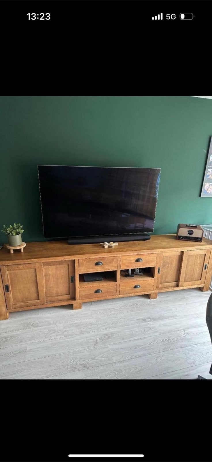 Tv meubel teak, Ophalen of Verzenden
