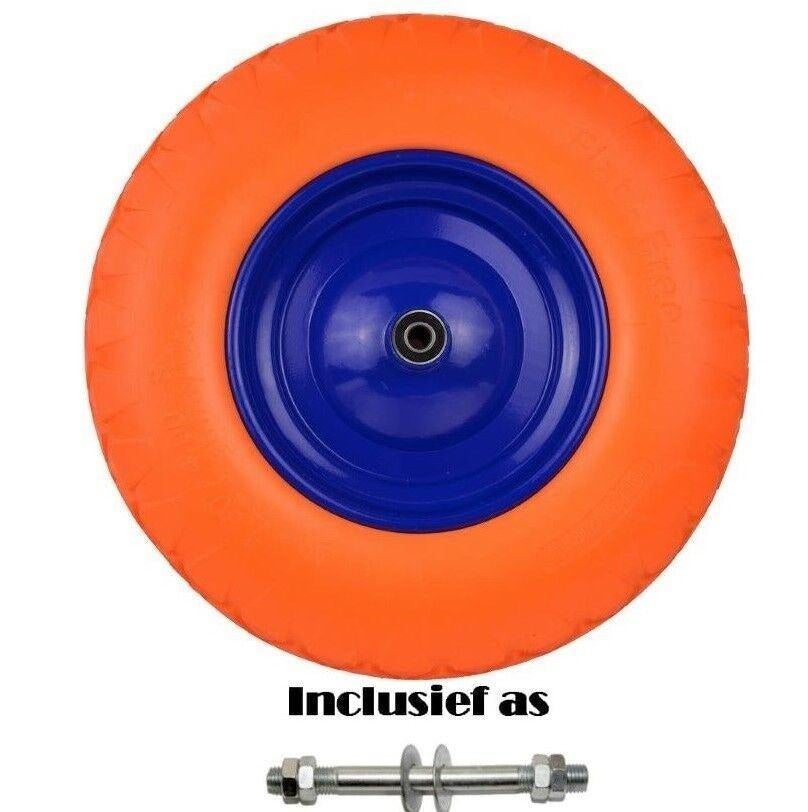 kruiwagenwiel antilek (as 16mm), Verzenden