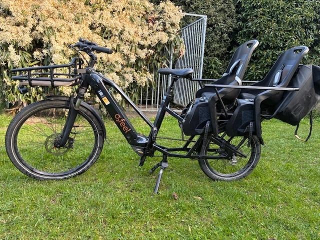 O2 feel cargobike in goede staat met kinderzitjes, Ophalen, Gebruikt, Overige merken
