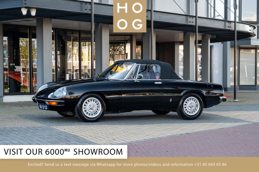 Alfa Romeo Spider 2.0 Veloce Coda Tronca (bj 1978), Auto's, 93 kW, Cabriolet, Leder, 2 zetels