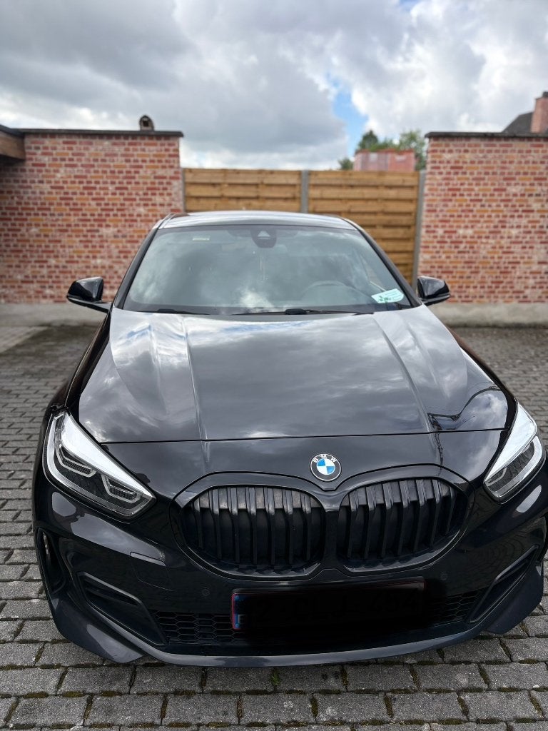 Bmw 116i te koop, Auto's, BMW, Automaat, Dealer onderhouden, Zwart, Leder