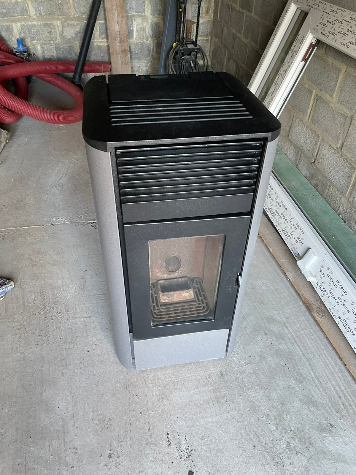 Feu a pellet red Camelia 8kw, Enlèvement, Comme neuf, Autoportant