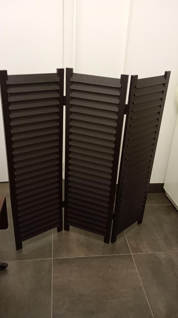 Kamerscherm hout 3 luiken, Huis en Inrichting, Ophalen