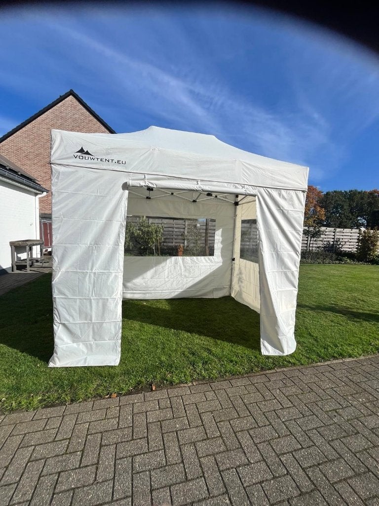 vouwtenten twee stuks 3 x 2 meter met zijwanden, Tuin en Terras, Ophalen, Opvouwbaar, Overige typen, Minder dan 4 meter