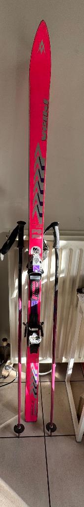 Ski latten, Sport en Fitness, Skiën en Langlaufen, 160 tot 180 cm, Stokken, Zo goed als nieuw, Ski