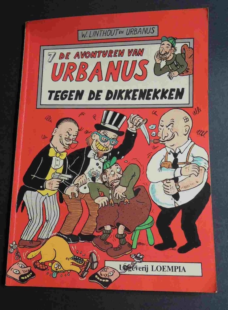 "De avonturen van Urbanus - Tegen de Dikkenekken", 1985, Une BD, Utilisé, Enlèvement ou Envoi, Linthout en Urbanus