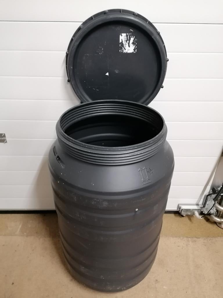 opslag vat 200 l met deksel, 150 liter of meer, Ophalen, Gebruikt, Kunststof