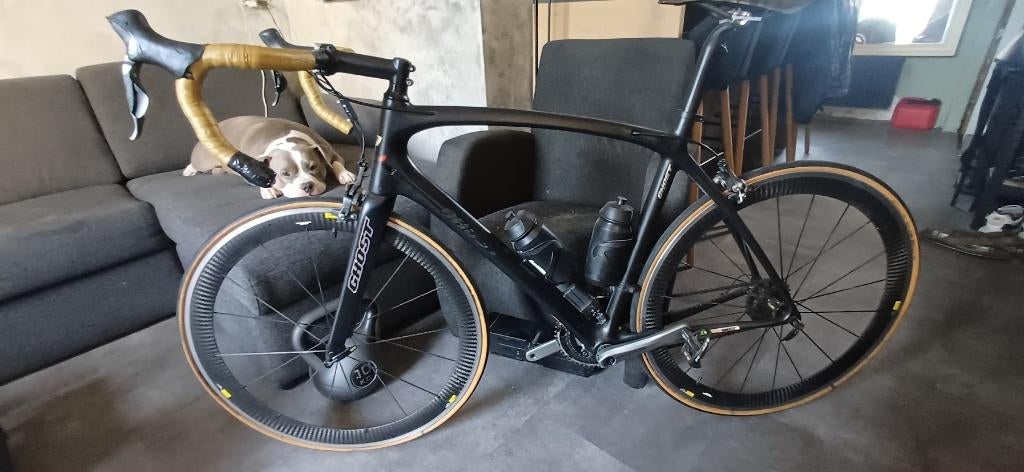 vélo de vélo en carbone Flanders, Autres marques, Enlèvement, Utilisé, Hommes