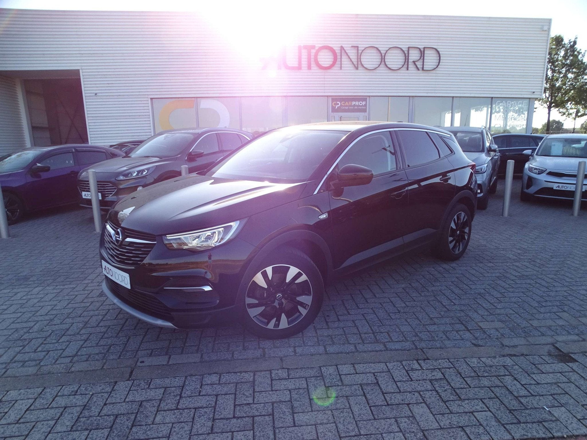 Opel Grandland X Grandland X 1.2 Turbo Ultimate AUTOMAAT * T, Auto's, Gebruikt, Zwart, Leder, 5 zetels