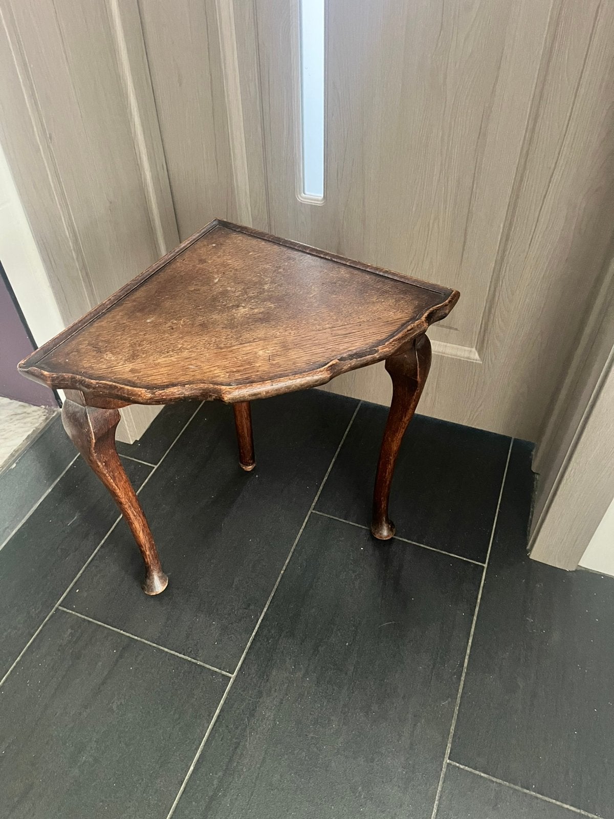 Table d'angle en bois massif – Style Louis XV, Enlèvement ou Envoi