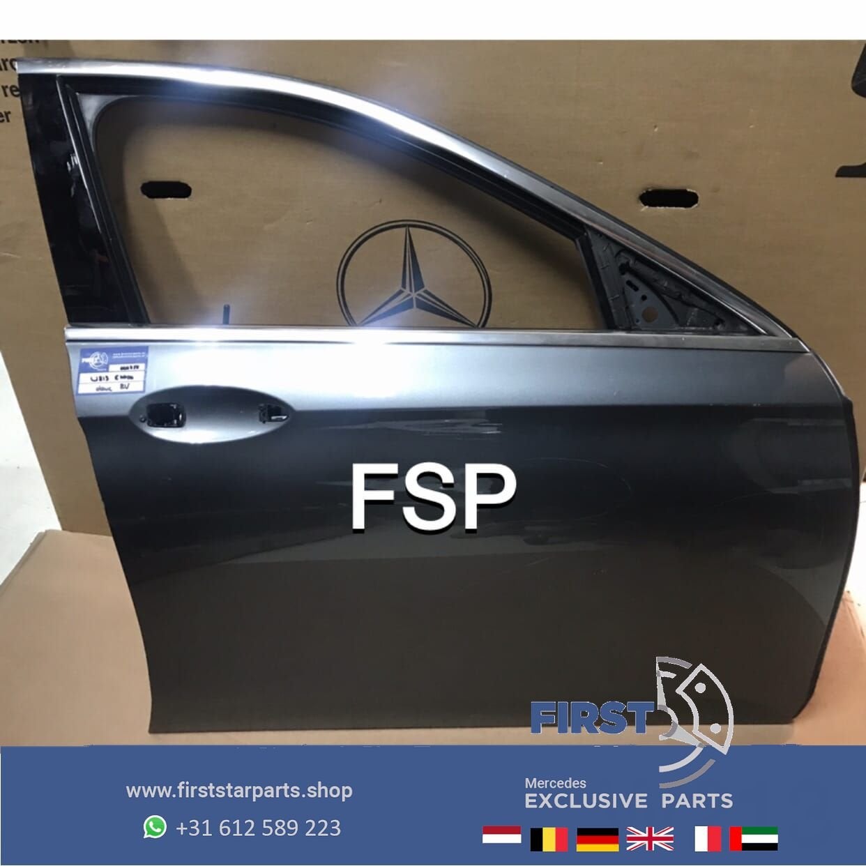 W213 deur portier compleet rechts voor Mercedes E Klasse 201, Gebruikt, -, Deur, Ophalen of Verzenden