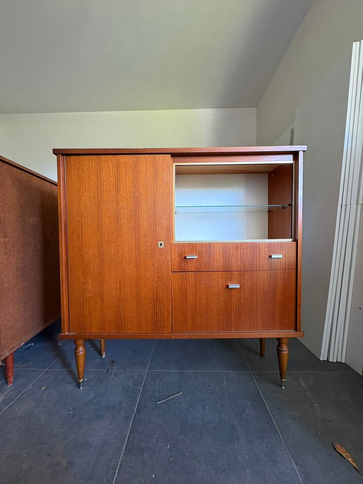 vintage mid-century kast, Ophalen, Gebruikt