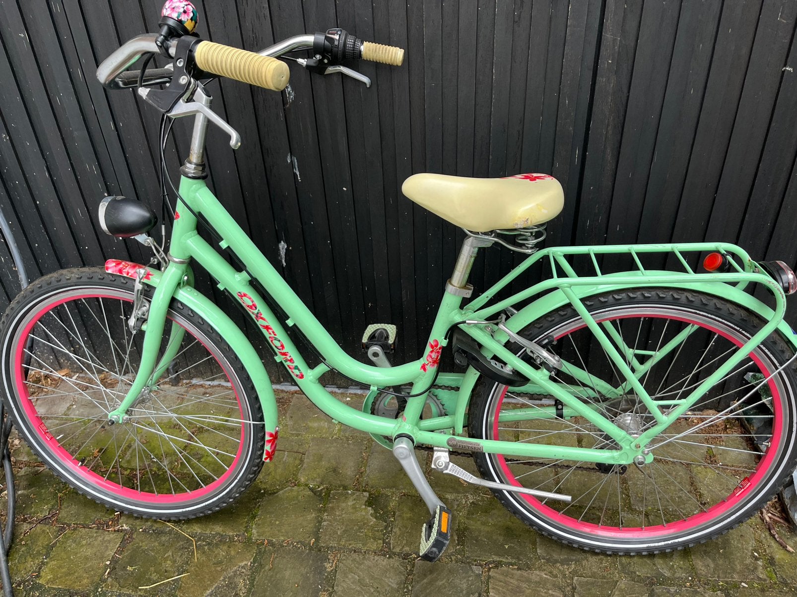 Mooie Oxford kinderfiets met nieuwe banden., Enlèvement, Comme neuf, 24 pouces