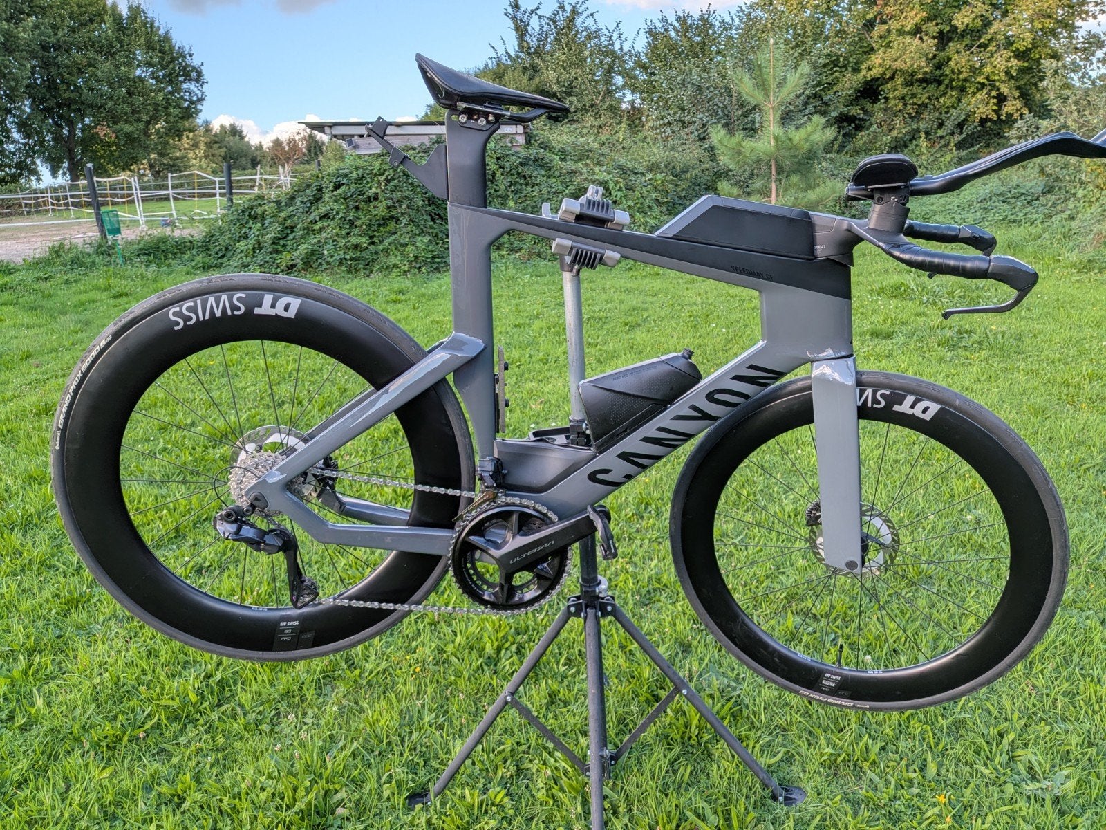 Canyon Speedmax CF8 DI2 Maat L, Autres marques, 57 à 61 cm, Comme neuf, Enlèvement