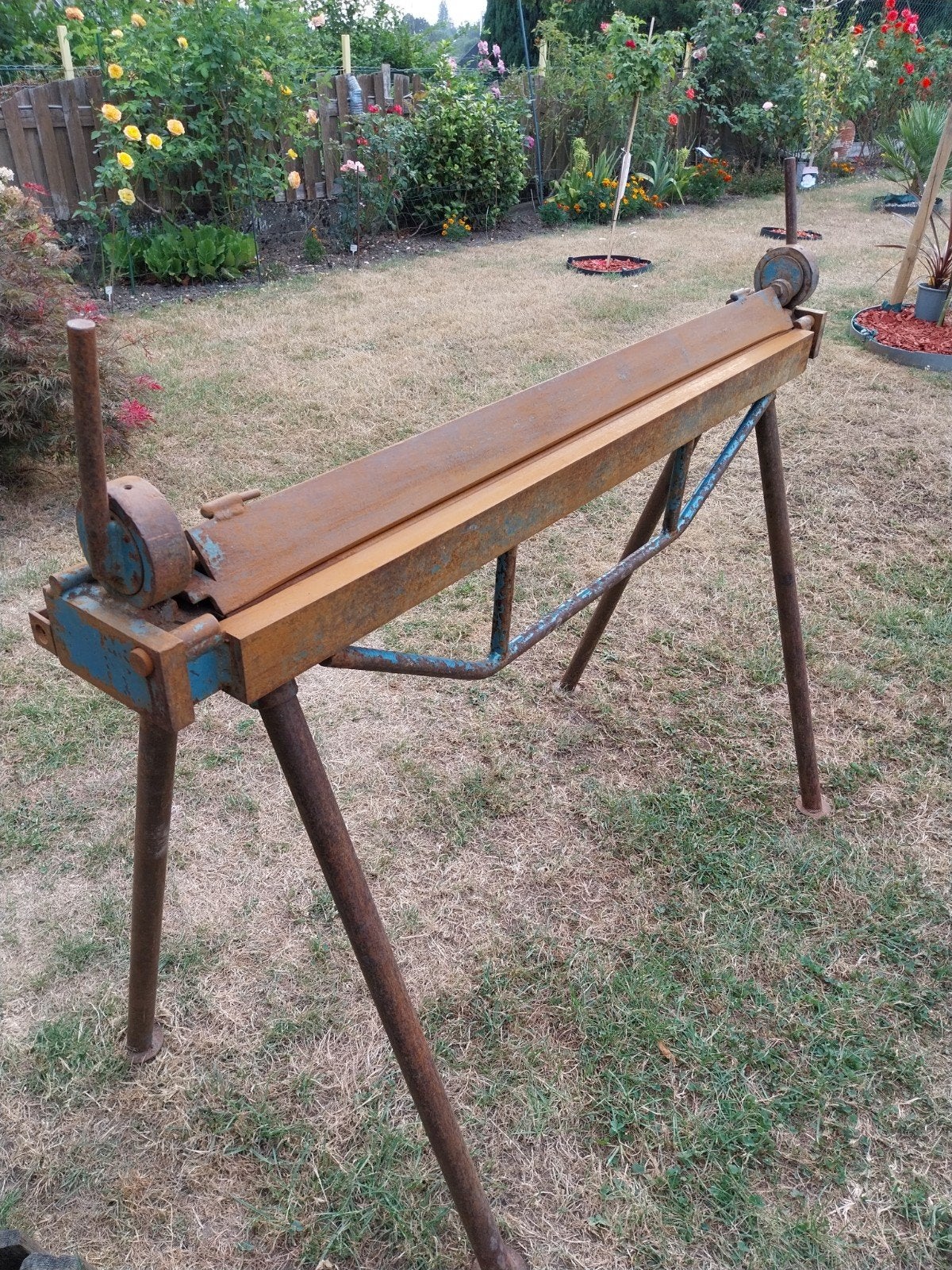 ancienne plieuse zinc et tole, Enlèvement, Utilisé, 70 à 120 cm, Rabattable