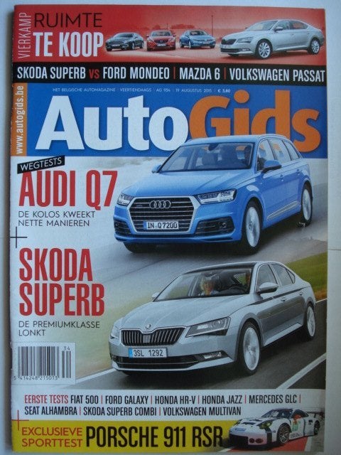 AutoGids 934, Livres, Autos | Brochures & Magazines, Envoi, Utilisé, Général