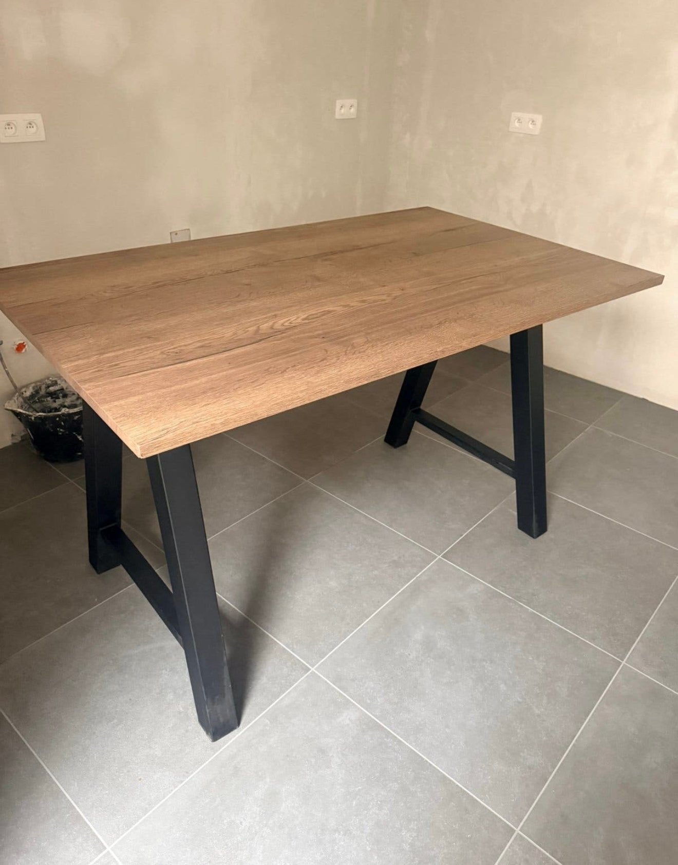 Hoge tafel, Huis en Inrichting, Tafels | Eettafels, Ophalen, Zo goed als nieuw