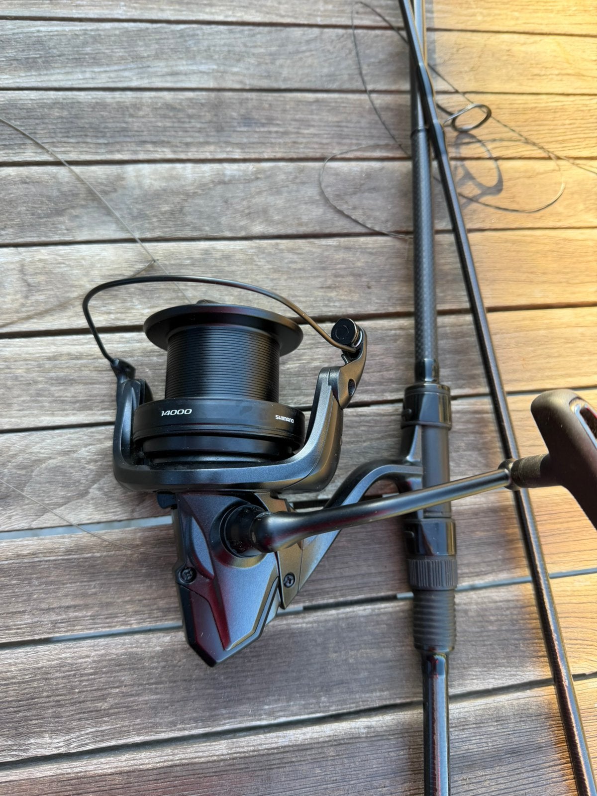 3 hengels van fox  3x horizon 3 molens shimano ultegra, Ophalen, Gebruikt, Complete set