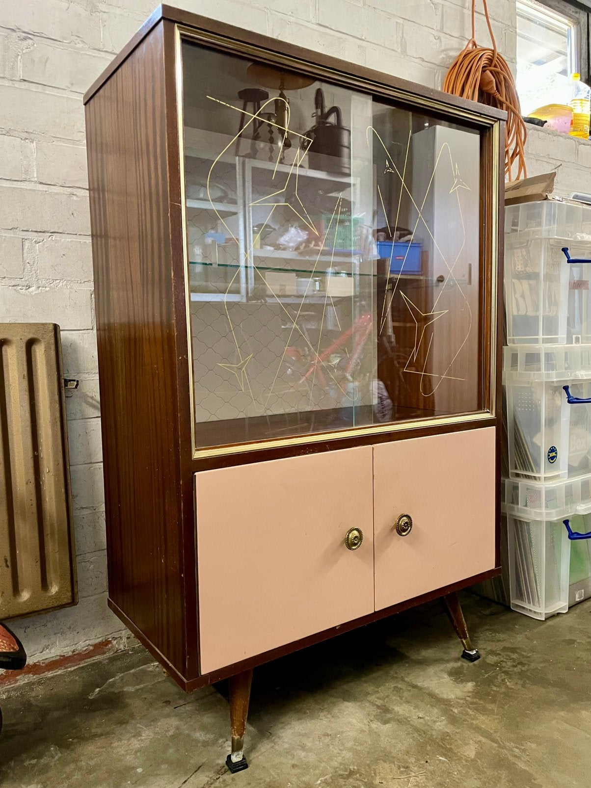 Vitrine vintage belge, Enlèvement, Utilisé