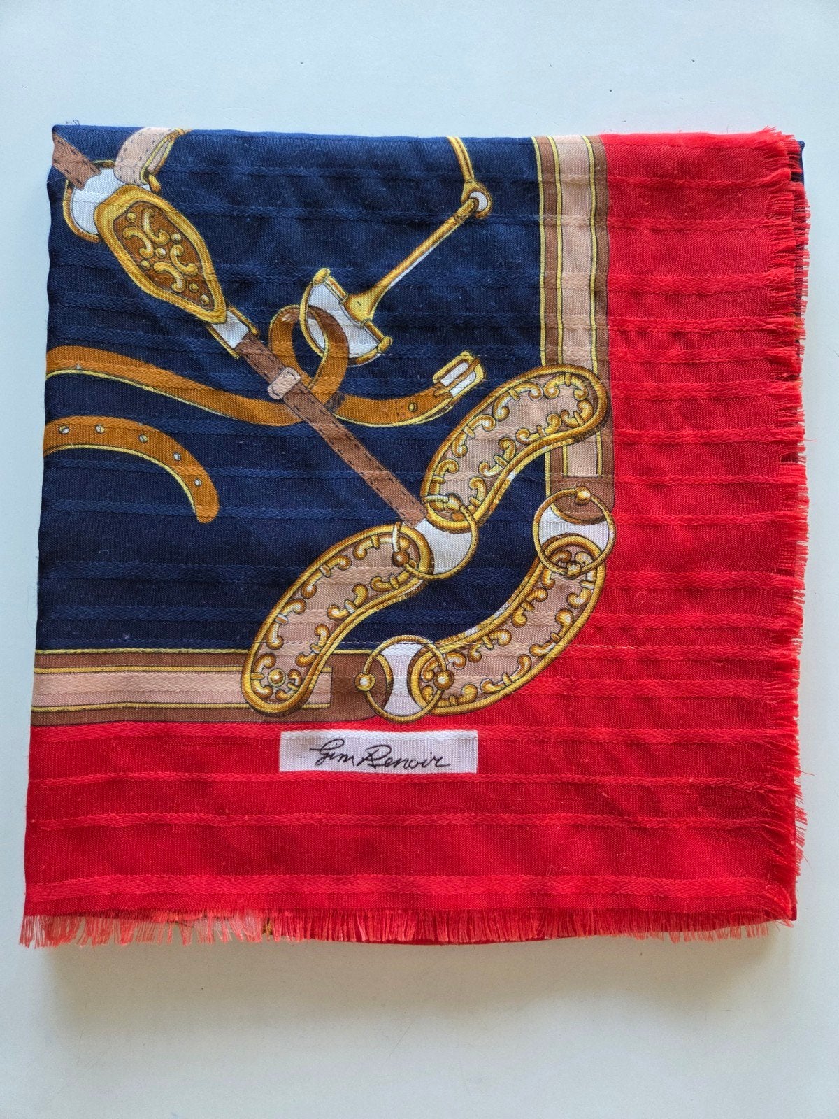 Vierkante sjaal Gim Renoir, Ophalen of Verzenden, Gedragen, Sjaal