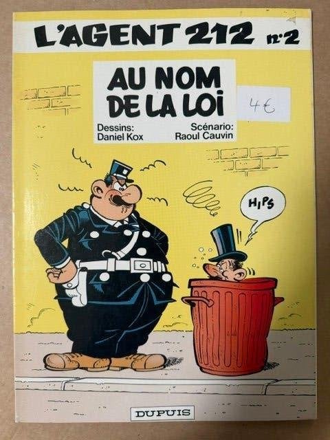 L'agent 212 tome 2 reed, Livres, Enlèvement ou Envoi, Une BD, Utilisé, Kox & Cauvin