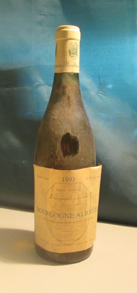 1x Bourgogne Aligoté - 1993, Verzamelen, Frankrijk, Ophalen of Verzenden, Vol, Witte wijn