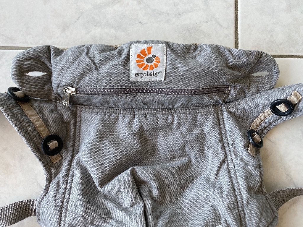 Baby draagzak Ergobaby 360 vier posities, Zo goed als nieuw, Buik, Rug of Zij, Draagzak, Ophalen