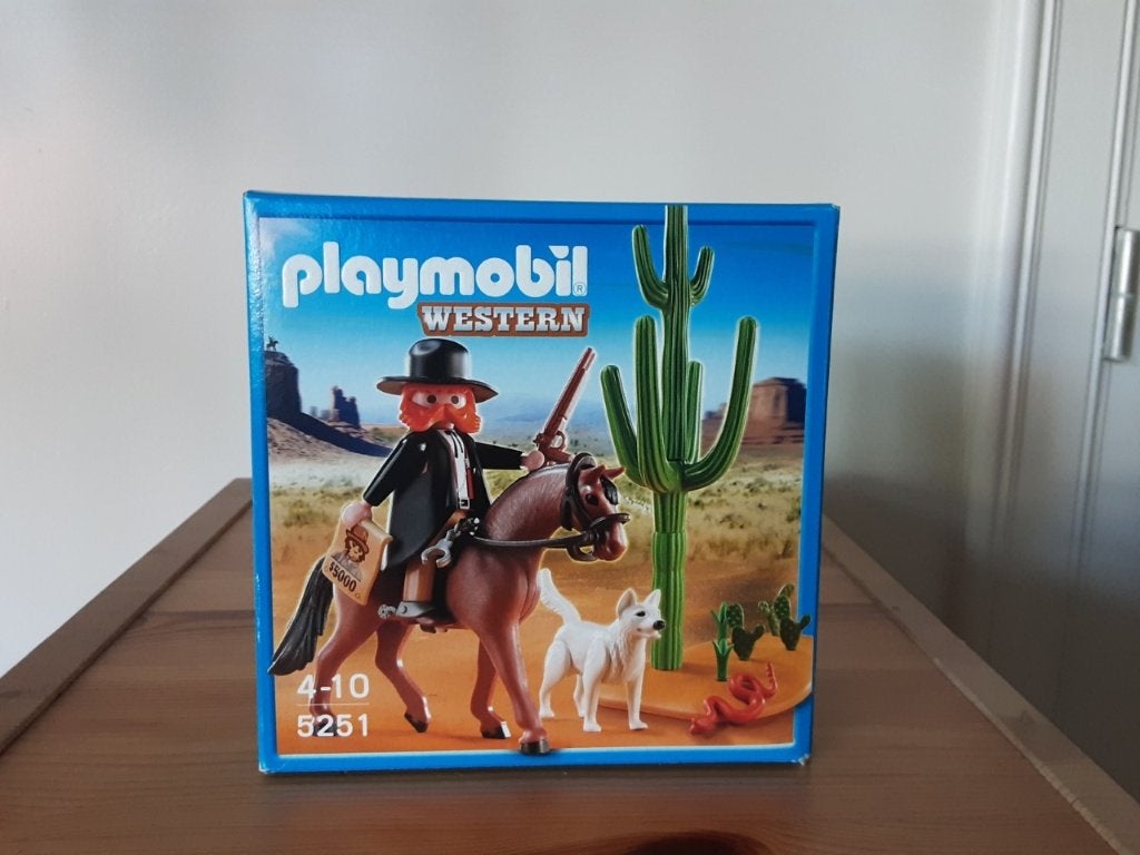 Chasseur de primes PlayMobil - complet, Enlèvement ou Envoi, Comme neuf, Kit complet, Figurines