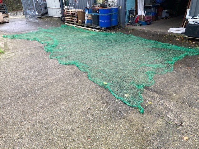 MAASNET NYLON 8 X 5 M MAZEN 40 MM NIEUW, Tuin en Terras, Ophalen, Nieuw, 20 meter of meer, Gaas