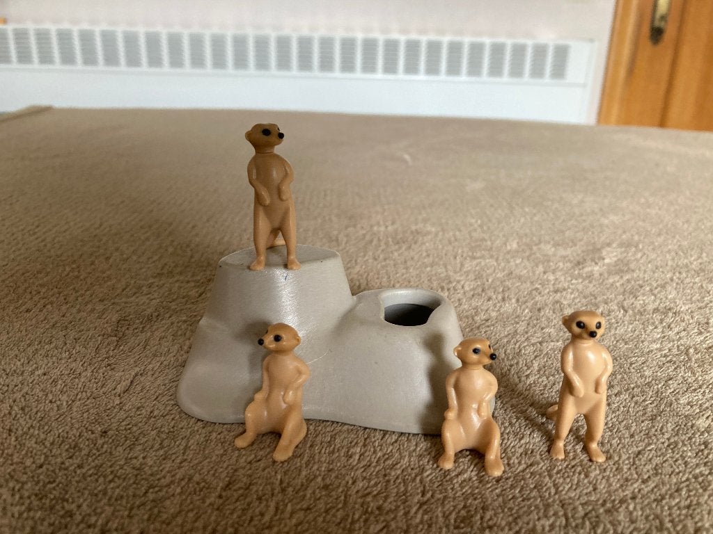 Playmobil Kolonie Stokstaartjes, leeftijd 4+, Kinderen en Baby's, Ophalen of Verzenden, Zo goed als nieuw