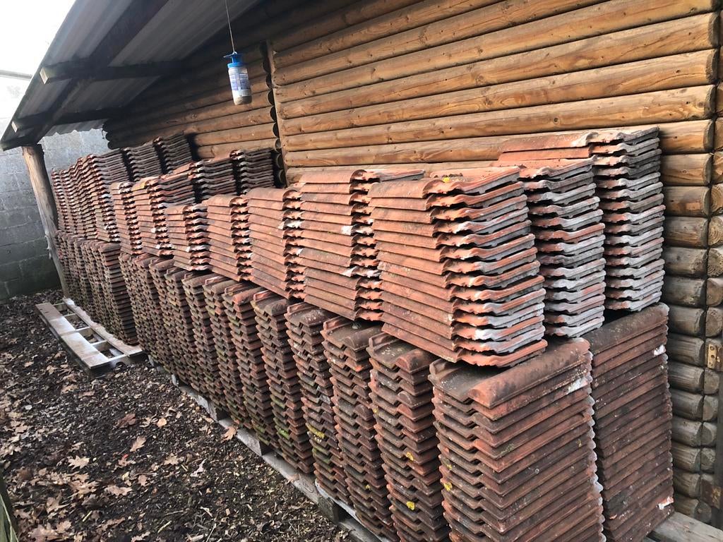 Stormpannen 160m2, Pierre ou Argile, Enlèvement, Utilisé, Tuiles