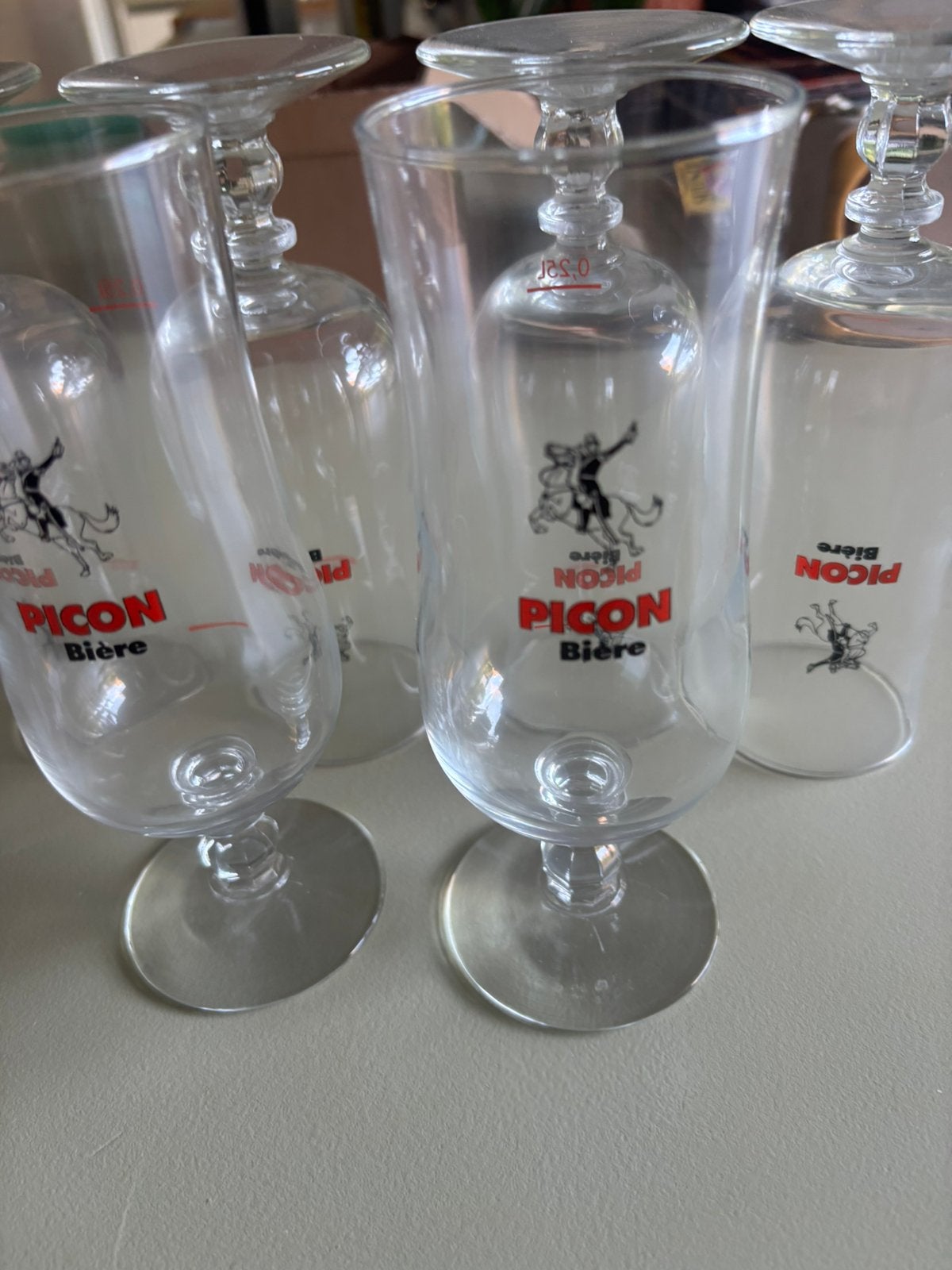 Verres picon biere, Collections, Verres & Petits Verres, Enlèvement ou Envoi, Comme neuf