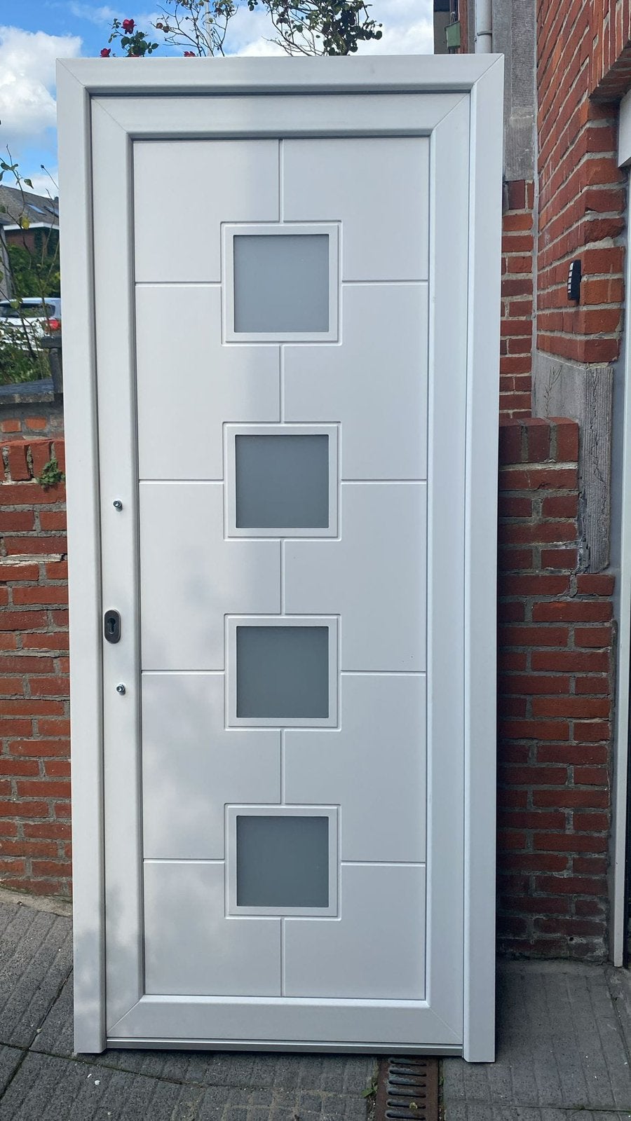 Porte d’entree neuve, Bricolage & Construction, Porte extérieure, Comme neuf, Enlèvement, 80 à 100 cm