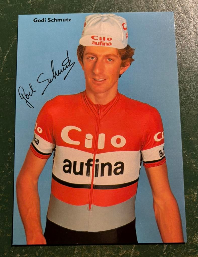 Kaart Godi Schmutz Cilo wielrennen, Verzamelen, Verzenden, Zo goed als nieuw, Spelerskaart