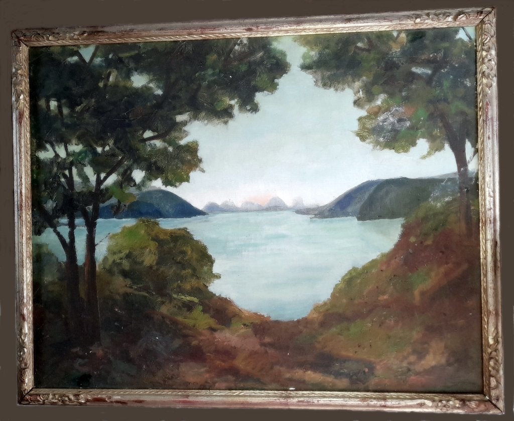 ancien tableau, Antiquités & Art, Enlèvement, Paysage