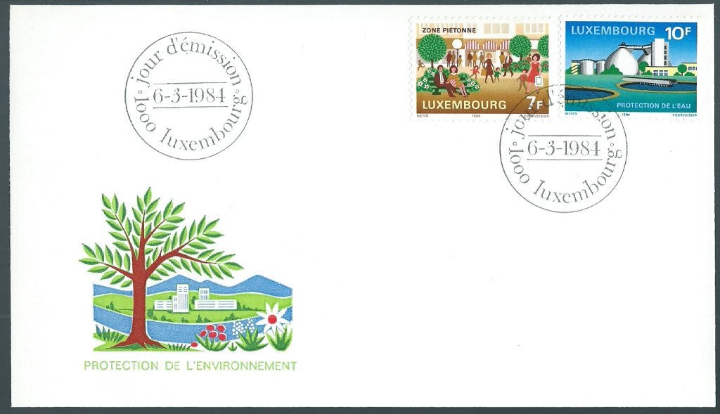 LUXEMBURG, Verzenden, Luxemburg, Gestempeld