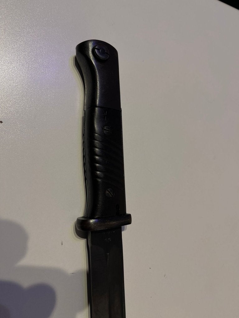 Baïonnette k98  43ASW E. Solingen, Collections, Objets militaires | Seconde Guerre mondiale, Enlèvement ou Envoi, Armée de terre