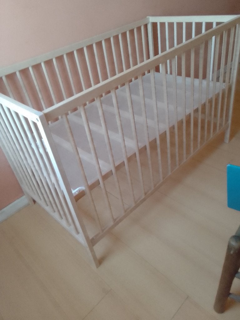 Ikea nieuw nooit gebruikt babybedje, Ophalen, Nieuw, 140 tot 160 cm, Minder dan 70 cm