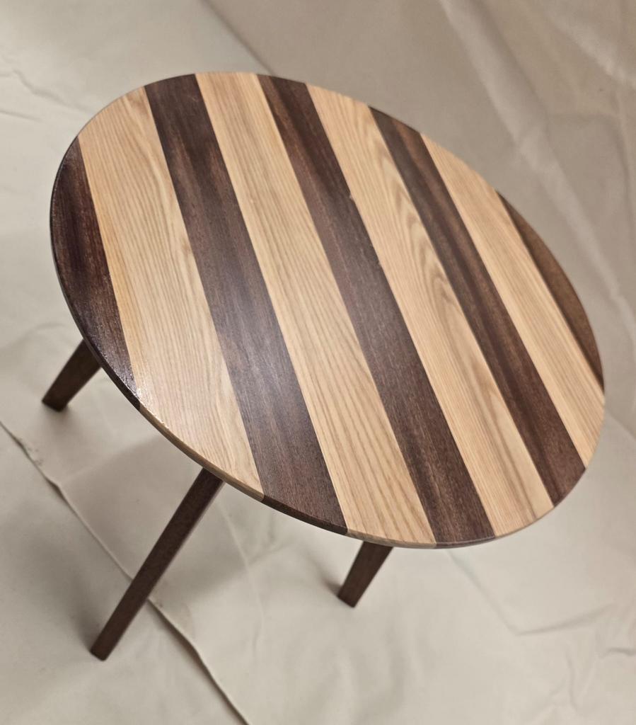 Massief houten bijzettafel Demonteerbaar Handgemaakt, Maison & Meubles, Tabourets, Neuf, Bois, Enlèvement